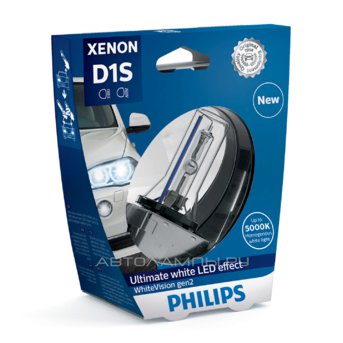 D1S 85V-35W (PK32d-2)  5000K WhiteVision gen 2 (Philips) 85415WHV2S1