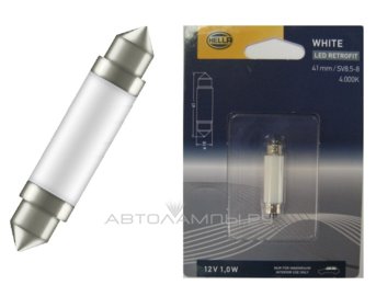 C5W 12V-LED (SV8,5) 4000K 1,0W LED-Retrofit (.1.) 8GL 178 560-551