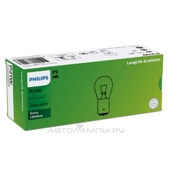 P21W 12V-21W (BA15s) (.  ) LongLife EcoVision 12498LLECOCP