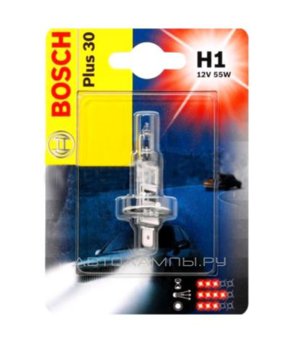 H1 12V- 55W (P14,5s) ( +30% ) Plus 30 1987302012